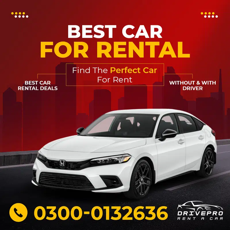 Rent A Car With & Without Driver