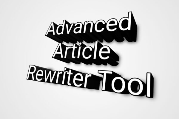 Advanced Article Rewriter Tool