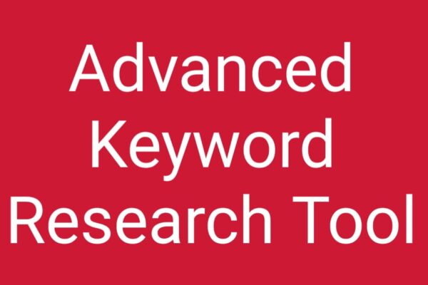 Advanced Keyword Research Tool