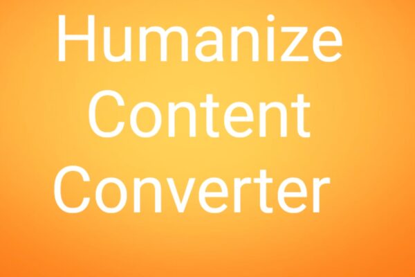 Humanize Content Converter