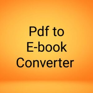PDF to E-Book Converter