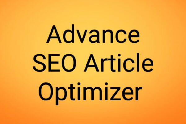 Advanced SEO Article Optimizer