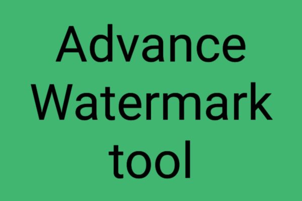 Advanced Watermark Tool